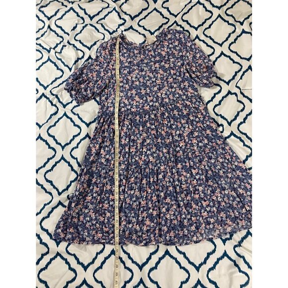 Knox Rose Women's Short Sleeve Floral Bohemian Midi Summer Dress - Medium - Picture 2 of 10